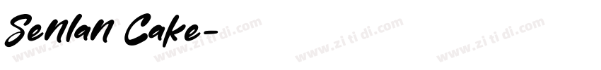 Senlan Cake字体转换